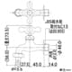 カクダイ 【販売終了】カップリング付き横水栓 単水栓タイプ 呼び径13 カップリング付き横水栓 単水栓タイプ 呼び径13 7030F-13 画像2