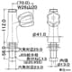 カクダイ 【生産完了品】胴長立形自在水栓本体 単水栓タイプ 呼び径13 取付穴径22〜27mm パイプ別売 胴長立形自在水栓本体 単水栓タイプ 呼び径13 取付穴径22〜27mm パイプ別売 700-778-13 画像2