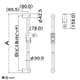 カクダイ 【生産完了品】シャワースライドグリップバー 対応壁厚44mm以下・垂直設置手すり兼用 全長1242.5mm シャワースライドグリップバー 対応壁厚44mm以下・垂直設置手すり兼用 全長1242.5mm 358-206 画像3