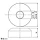 カクダイ 【販売終了】カバーザガネ 水栓取付ネジ穴用フランジ 高さ15mm カバーザガネ 水栓取付ネジ穴用フランジ 高さ15mm 101-772-15 画像2
