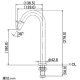 カクダイ 【販売終了】立水栓 《SYATORA》 洗面用 トール型 単水栓タイプ 呼び径13 取付穴径22〜28mm 吐水口高さ180mm 90°開閉ハンドル機能付 立水栓 《SYATORA》 洗面用 トール型 単水栓タイプ 呼び径13 取付穴径22〜28mm 吐水口高さ180mm 90°開閉ハンドル機能付 721-211-13 画像2