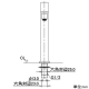 カクダイ 【生産完了品】立水栓 《RASATO》 洗面用 トール型 単水栓タイプ 呼び径13 取付穴径22〜26mm 吐水口高さ163.5mm 90°開閉ハンドル機能付 立水栓 《RASATO》 洗面用 トール型 単水栓タイプ 呼び径13 取付穴径22〜26mm 吐水口高さ163.5mm 90°開閉ハンドル機能付 716-822-13 画像3