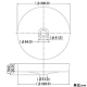 カクダイ 【販売終了】丸型手洗器 《翆》 半埋めタイプ 排水・国内7 サーモンピンク 丸型手洗器 《翆》 半埋めタイプ 排水・国内7 サーモンピンク 493-097-P 画像2