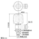 カクダイ 【生産完了品】分水上部本体 JIS規格水栓呼13用 分水上部本体 JIS規格水栓呼13用 798-902 画像2
