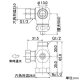 カクダイ 【販売終了】ストレート形分岐金具胴体 ドライバーハンドル仕様 固定コマ式 呼び径13 ストレート形分岐金具胴体 ドライバーハンドル仕様 固定コマ式 呼び径13 784-522-13 画像2