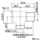 カクダイ 【生産完了品】分岐ソケットB 呼び径13 分岐ソケットB 呼び径13 7825B-13 画像2