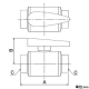 カクダイ 【販売終了】PVCボールバルブ 塩ビ配管用 ねじ式 呼び13 PVCボールバルブ 塩ビ配管用 ねじ式 呼び13 655-507-13 画像2