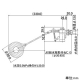 カクダイ 【生産完了品】複式ボールタップ 貯水タンク用 呼び径13 水位調整機能付 複式ボールタップ 貯水タンク用 呼び径13 水位調整機能付 660-031-13 画像2