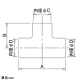 カクダイ 【販売終了】銅管チーズ 内径34.92×28.58mm 銅管チーズ 内径34.92×28.58mm 6692-34.92×28.58 画像2