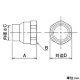 カクダイ 【販売終了】銅管内ネジアダプター 呼び13×内径22.22mm 銅管内ネジアダプター 呼び13×内径22.22mm 6697-13×22.22 画像2