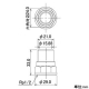 カクダイ 【生産完了品】銅管用水栓ソケット 呼び13×15.88mm 銅管用水栓ソケット 呼び13×15.88mm 6196-13×15.88 画像2