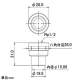 カクダイ 【生産完了品】銅管用水栓ソケット 呼び13×15.88mm 銅管用水栓ソケット 呼び13×15.88mm 6196B-13×15.88 画像2