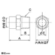 カクダイ 【販売終了】銅管用外ネジアダプター 呼び13×22.22mm 銅管用外ネジアダプター 呼び13×22.22mm 6419-13×22.22 画像2