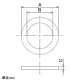 カクダイ 【販売終了】メーターパッキン 呼び13 メーターパッキン 呼び13 0670-13 画像2