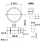 カクダイ 【販売終了】動水圧測定用水圧テスター 動水圧測定用水圧テスター 649-803 画像2