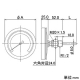 カクダイ 【生産完了品】バイメタル製温度計 アングル型 対応温度100℃ 窓枠径100mm 長さ50mm バイメタル製温度計 アングル型 対応温度100℃ 窓枠径100mm 長さ50mm 649-909-50B 画像2