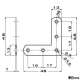 ノグチ 【生産完了品】【ケース販売特価 200個セット】隅金金物 《力王》 サイズ48×48mm ユニクロメッキ処理 【ケース販売特価 200個セット】 RC-45_set 画像2