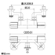 カクダイ 【販売終了】洗濯機用サーモスタット混合栓 自動閉止機構・逆流防止機能・ストッパー付 洗濯機用サーモスタット混合栓 自動閉止機構・逆流防止機能・ストッパー付 177-002 画像3