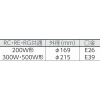 ハタヤ 白熱灯作業灯 RG型 屋外用 180Wリフレクターランプ 110V 接地付 電線長5m バイス付 白熱灯作業灯 RG型 屋外用 180Wリフレクターランプ 110V 接地付 電線長5m バイス付 RG-205K 画像2