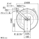 ハタヤ 【生産完了品】【受注生産品】流体リール 流体供給用 ホース長20m 灯油・一般作業油用 流体リール 流体供給用 ホース長20m 灯油・一般作業油用 HRO-25GS 画像3