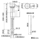 カクダイ 【販売終了】立形万能ボールタップ 下部給水ロータンク用 立形万能ボールタップ 下部給水ロータンク用 663-210 画像2