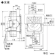 MAX 天井埋込型換気扇 ダクト式 3室用 常時換気用 大風量タイプ 強弱型 開口寸法225×225mm 天井埋込型換気扇 ダクト式 3室用 常時換気用 大風量タイプ 強弱型 開口寸法225×225mm VF-C22KC12/160-3 画像3