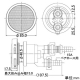 カクダイ 【販売終了】一口循環金具 15Aペアホース(差込)用 取付穴径50mm・厚さ15mm以下の浴槽用 フック棒・バンド付 PPS製 一口循環金具 15Aペアホース(差込)用 取付穴径50mm・厚さ15mm以下の浴槽用 フック棒・バンド付 PPS製 415-019 画像2