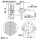 カクダイ 【販売終了】一口循環金具 15Aペアホース(差込)用 S・L兼用 取付穴径50mm・厚さ15mm以下の浴槽用 フック棒・バンド付 PPS製 一口循環金具 15Aペアホース(差込)用 S・L兼用 取付穴径50mm・厚さ15mm以下の浴槽用 フック棒・バンド付 PPS製 415-219 画像2