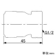 カクダイ 【販売終了】ワンロックアダプター13A 給湯機と架橋ポリエチレン管・ポリブテン管の接続用 取付ネジG1/2 ワンロックアダプター13A 給湯機と架橋ポリエチレン管・ポリブテン管の接続用 取付ネジG1/2 415-700-13 画像2
