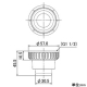 カクダイ 【販売終了】取付ナット 排水ジャバラホース用 呼び40 取付ナット 排水ジャバラホース用 呼び40 4560-3 画像2