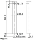 カクダイ 【生産完了品】庭園水栓柱 丸型 下給水タイプ 長さ710mm 藍錆 庭園水栓柱 丸型 下給水タイプ 長さ710mm 藍錆 624-145 画像2