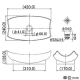 カクダイ 【生産完了品】舟型手水鉢 サイズ420×240mm 排水金具付 ゴム栓なし 濃茶 舟型手水鉢 サイズ420×240mm 排水金具付 ゴム栓なし 濃茶 624-934 画像2