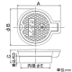 カクダイ 【販売終了】バルブボックス 呼び100 サイズφ141×166.5mm バルブボックス 呼び100 サイズφ141×166.5mm 626-300-100 画像2