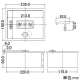 カクダイ 【販売終了】散水栓ボックス サイズ190×2350mm カギ付 散水栓ボックス サイズ190×2350mm カギ付 6260 画像2