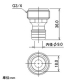 カクダイ 【販売終了】メタルネジニップル 散水・屋外冷却用 取付ネジG3/4 メタルネジニップル 散水・屋外冷却用 取付ネジG3/4 567-041 画像2