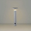 コイズミ照明 LEDエクステリアポールライト 防雨型 400mmタイプ 電球色 サテンシルバー AU49067L