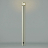 コイズミ照明 【生産完了品】LED一体型ガーデンライト 《Sulim》 防雨型 高さ745mm 幅φ60mm 電球色 ウォームシルバー AU40161L