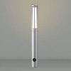 コイズミ照明 【生産完了品】LED一体型ガーデンライト 《Sulim》 防雨型 高さ400mm 幅φ45mm 電球色 シルバーメタリック AU40169L