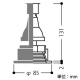 コイズミ照明 LEDレトロフィットダウンライト バッフルタイプ M形 ベースタイプ JDR65・40W相当 口金E11 ランプ別売 埋込穴φ75mm ブラック LEDレトロフィットダウンライト バッフルタイプ M形 ベースタイプ JDR65・40W相当 口金E11 ランプ別売 埋込穴φ75mm ブラック AD92095L 画像2