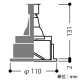 コイズミ照明 LEDレトロフィットダウンライト ウォールウォッシャータイプ M形 ベースタイプ JDR65・40W相当 口金E11 ランプ別売 埋込穴φ100mm ブラック LEDレトロフィットダウンライト ウォールウォッシャータイプ M形 ベースタイプ JDR65・40W相当 口金E11 ランプ別売 埋込穴φ100mm ブラック AD92085L 画像2