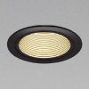 コイズミ照明 LEDレトロフィットダウンライト バッフルタイプ M形 ベースタイプ 白熱球60・40W相当 口金E17 ランプ別売 埋込穴φ75mm ブラック AD92067L