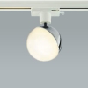 コイズミ照明 【生産完了品】LED一体型スポットライト 《Limini》 ライティングレール取付タイプ 白熱球60W相当 電球色 散光タイプ クロムメッキ AS42617L