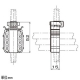 ネグロス電工 【販売終了】【ケース販売特価 50個セット】吊りボルト・丸鋼用ケーブル支持具 《FVラック&#174;》 二重天井用 W3/8 φ9 1.6・2.0×2C各6回線まで 1.6・2.0×3C各4回線まで 【ケース販売特価 50個セット】吊りボルト・丸鋼用ケーブル支持具 《FVラック&#174;》 二重天井用 W3/8 φ9 1.6・2.0×2C各6回線まで 1.6・2.0×3C各4回線まで TW4-9N_set 画像3