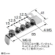 日東工業 増設アースバー 高気密小型ボックスオプション 2コ入 増設アースバー 高気密小型ボックスオプション 2コ入 BP46-5AC1 画像2