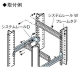 日東工業 システムレールD FJシリーズオプション 深800mm用 2本入 システムレールD FJシリーズオプション 深800mm用 2本入 FCX21-J8D 画像3