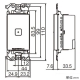 パナソニック タッチLED調光スイッチ 親器・受信器 4線式 適合LED専用3.2A 逆位相タイプ マットベージュ タッチLED調光スイッチ 親器・受信器 4線式 適合LED専用3.2A 逆位相タイプ マットベージュ WTY54173F 画像2