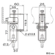 ネグロス電工 【販売終了】【受注生産品】一般形鋼・リップみぞ形鋼用吊りボルト支持金具 M10・M12 フランジ厚3〜24mm チタン 【受注生産品】一般形鋼・リップみぞ形鋼用吊りボルト支持金具 M10・M12 フランジ厚3〜24mm チタン TI-HB1 画像3