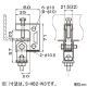 ネグロス電工 【販売終了】一般形鋼・リップみぞ形鋼用吊りボルト支持金具 W3/8 フランジ厚3〜24mm 電気亜鉛めっき 一般形鋼・リップみぞ形鋼用吊りボルト支持金具 W3/8 フランジ厚3〜24mm 電気亜鉛めっき HB2-W3 画像3