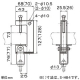 ネグロス電工 【販売終了】一般形鋼用吊りボルト支持金具 W3/8・M10・W1/2・M12 フランジ厚40〜70mm 電気亜鉛めっき 一般形鋼用吊りボルト支持金具 W3/8・M10・W1/2・M12 フランジ厚40〜70mm 電気亜鉛めっき HB4 画像3