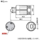 アメリカン電機 さし込みプラグ 引掛形 接地形2P 20A 250V 圧着端子式・引締式 ナイロンカバータイプ UL/CSA・NEMA(L6-20)規格 さし込みプラグ 引掛形 接地形2P 20A 250V 圧着端子式・引締式 ナイロンカバータイプ UL/CSA・NEMA(L6-20)規格 3222N-L6UL 画像2